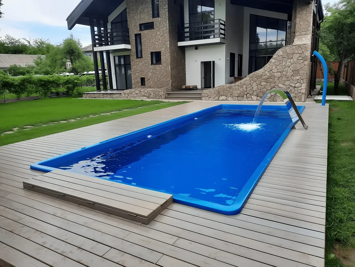 Композитный бассейн Laguna 9 — вид сверху в Москве