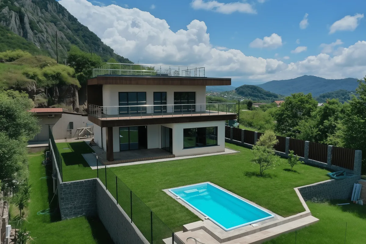 Композитный бассейн Laguna 6 — визуализация в Москве